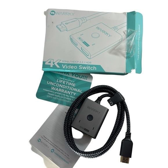 HDMI Switch 4K@60Hz 3.3ft Cable Bidirectional Splitter4PS5 Switch Roku FireStick - Picture 9 of 9